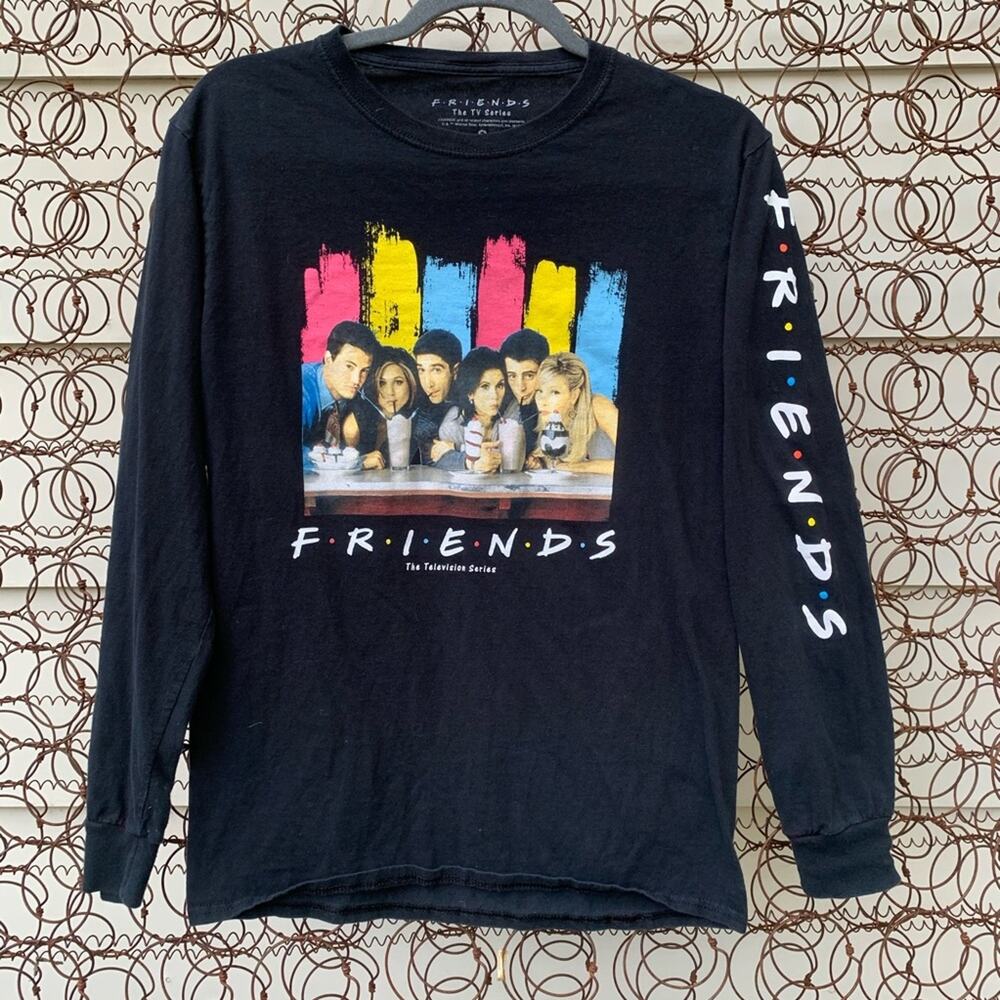 Vintage Friends TV Show graphic long sleeve tshirt